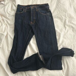 Nudie dark skinny jeans W30 L32 excellent condition
